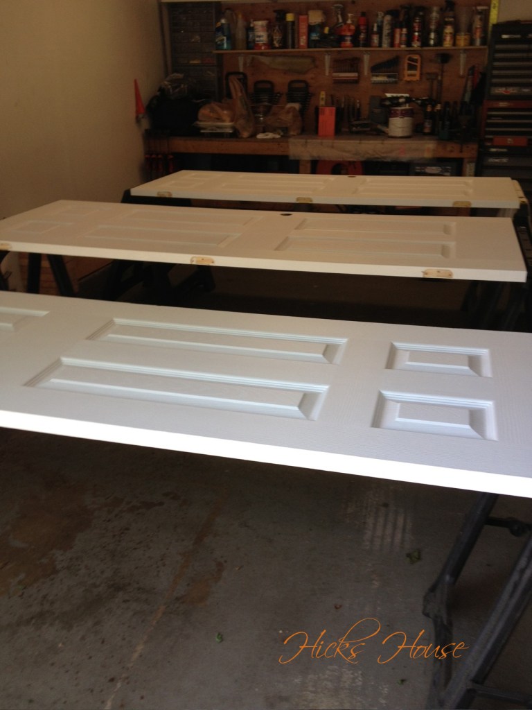 Three doors set up all at once.