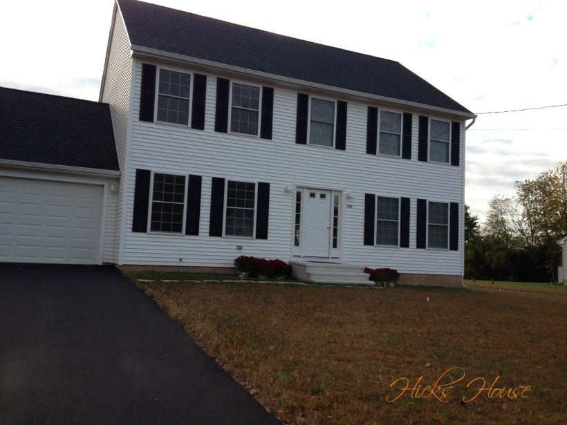 white house with a white door - how ordinarily boring