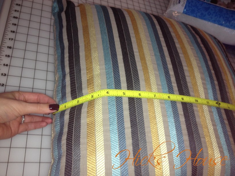 make sure to go seam to seam