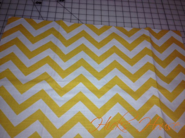 one cut the chevrons are even