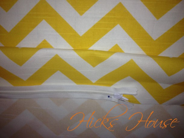 zipper pull should face down