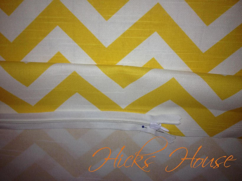 zipper pull should face down