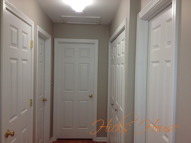 hallway painted 4