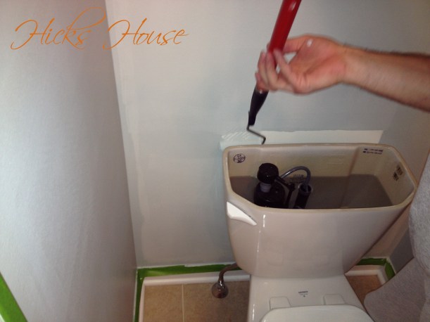 Hicks House | Half Bath | Woodlawn Blue