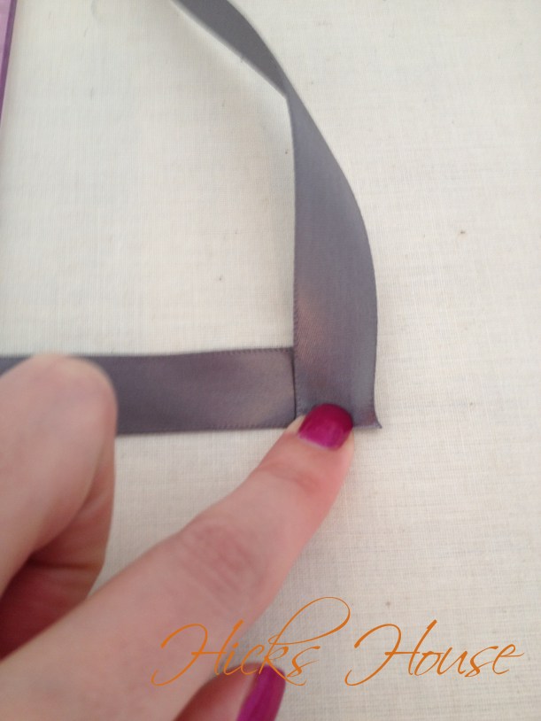 Hicks House | Ribbon Embossed Muslin Pillow