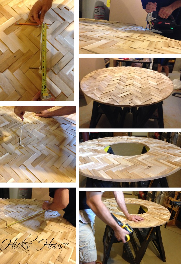 Herringbone Woodshim Mirror | Hicks House