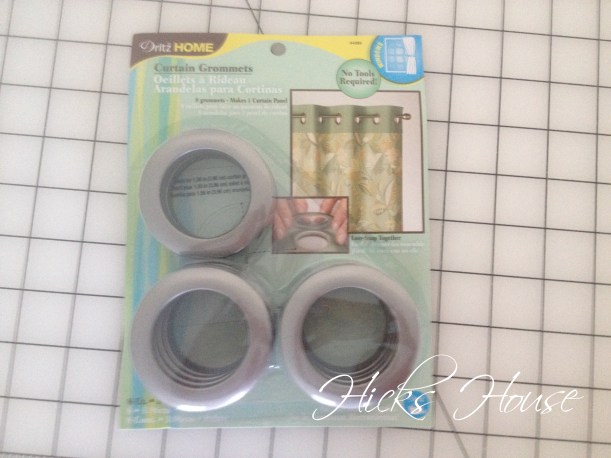 Adding Grommets to Curtains | Hicks House