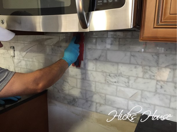 Marble Backsplash | Hicks House