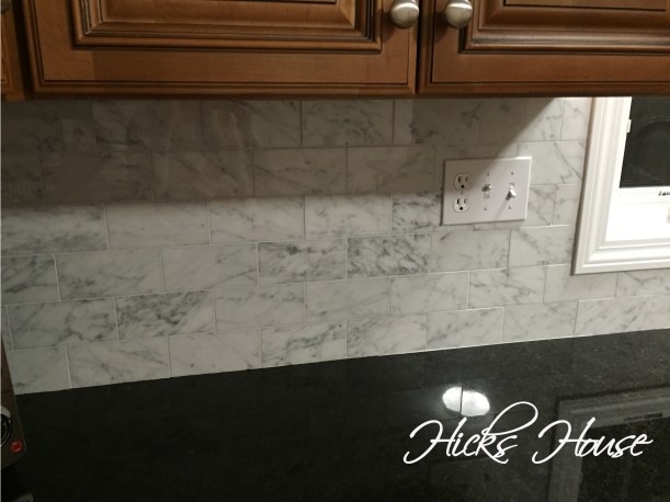 Marble Backsplash | Hicks House